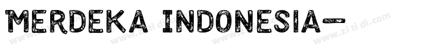 Merdeka Indonesia字体转换